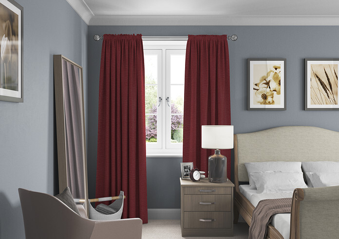 Maurice, Raspberry - Made to Measure Curtains - Image 5